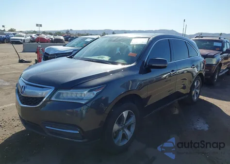 2014 Acura Mdx z USA, uszkodzony, nr VIN 5FRYD3H23EB015579